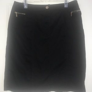 Women’s Jones New York Signature black cotton skirt with stretch